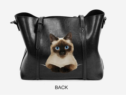 Siamese Cat Unique Handbag V1