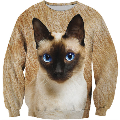 Siamese Cat Sweatshirt V1