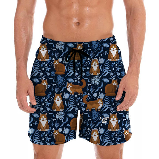 Sibirische Katze - Hawaii-Shorts V2