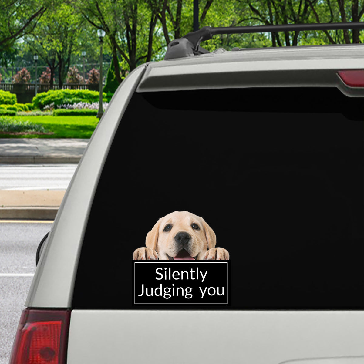 Silently Judging You - Labrador Car/ Door/ Fridge/ Laptop Sticker V1