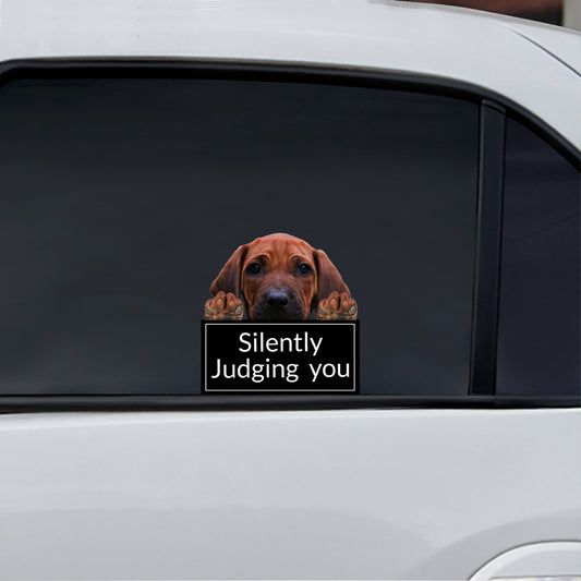Silently Judging You - Rhodesian Ridgeback Car/ Door/ Fridge/ Laptop Sticker V1