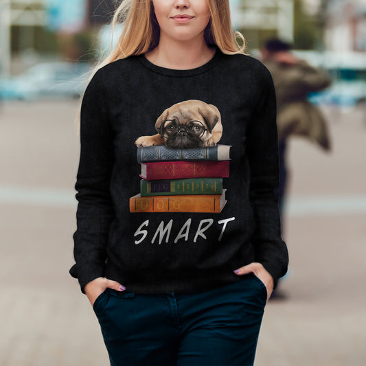 Smart Pug Sweatshirt V1