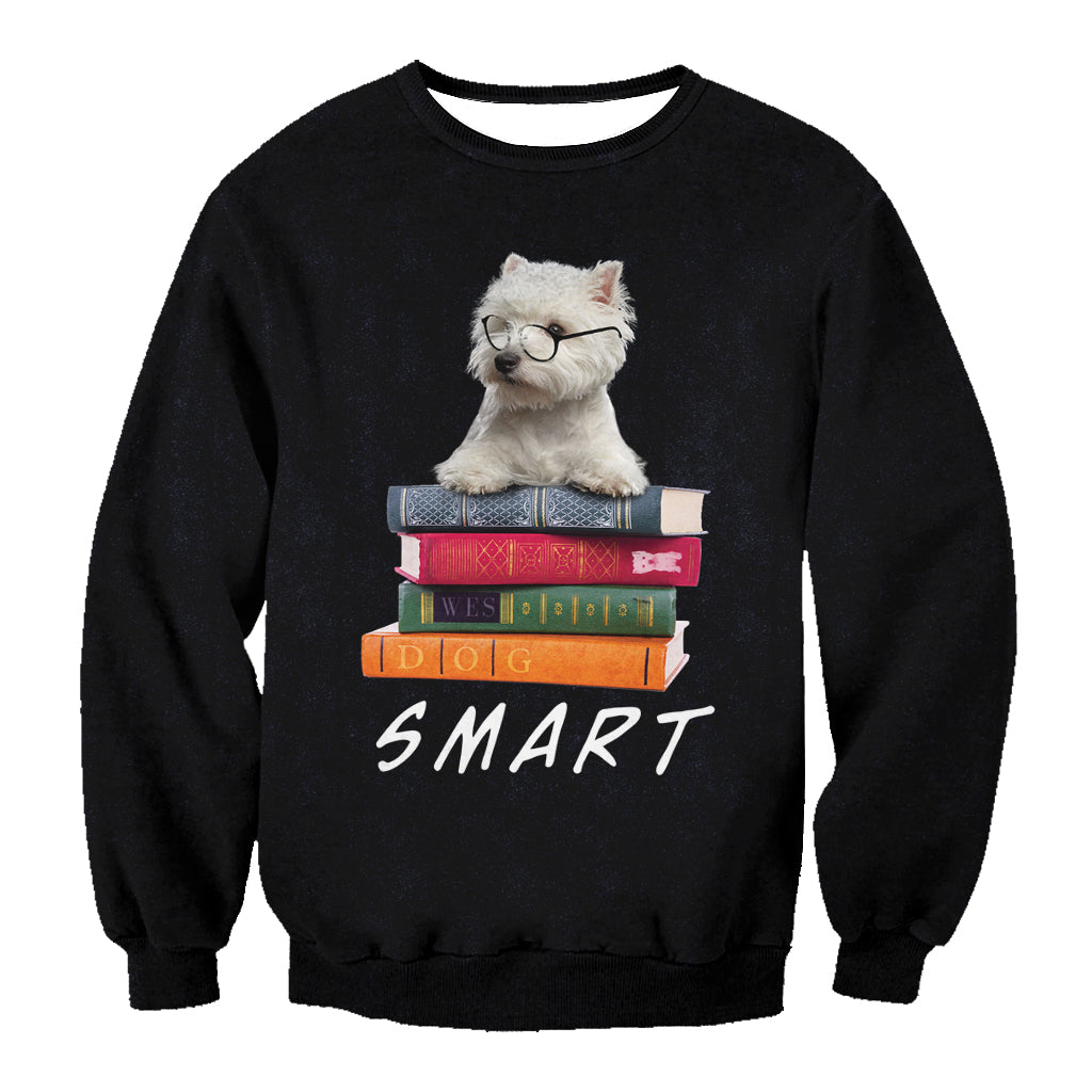 Smart West Highland White Terrier Sweatshirt V1