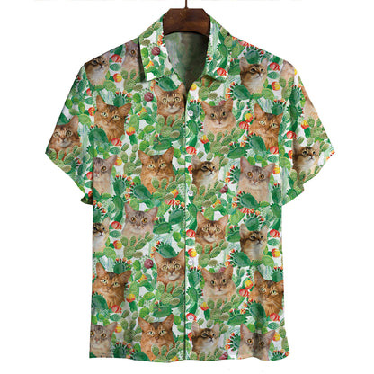 Somali Cat - Hawaiian Shirt V1