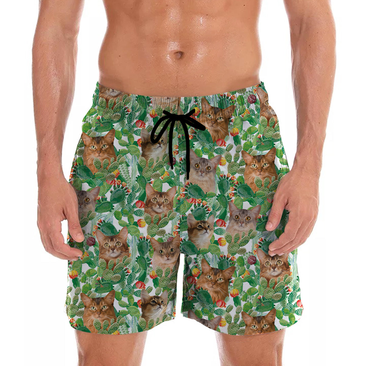 Somali Cat - Hawaiian Shorts V1