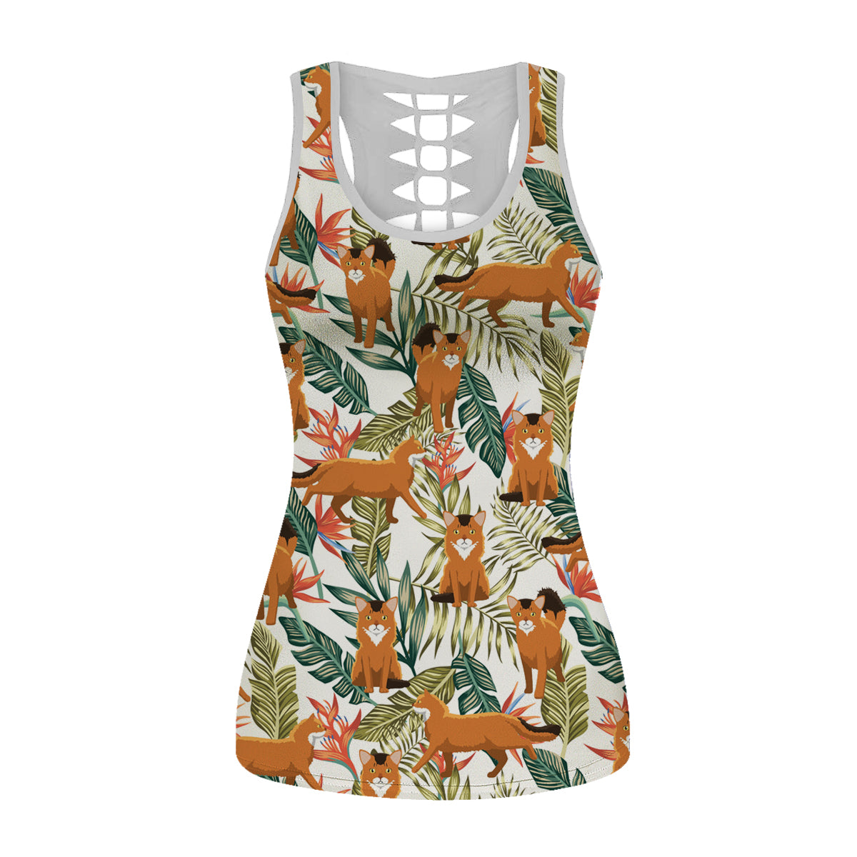 Somali Cat - Hawaiian Tank Top V2