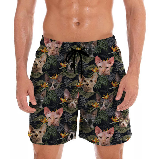 Sphynx Cat - Hawaii-Shorts V1