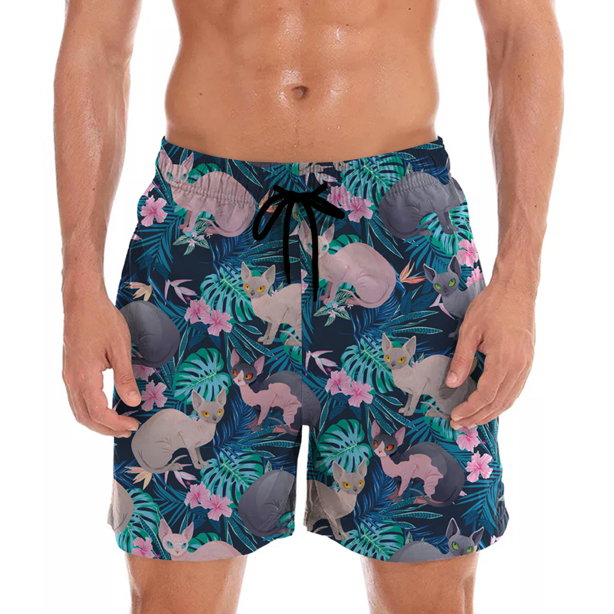 Sphynx Cat - Hawaiian Shorts V3