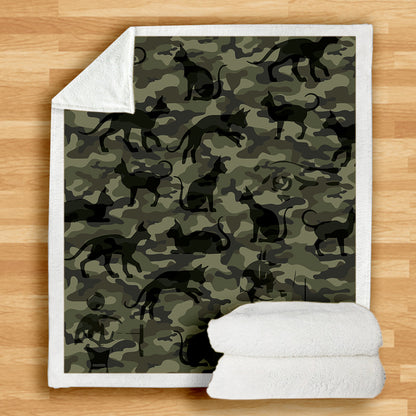Sphynx Cat Camo Blanket V1