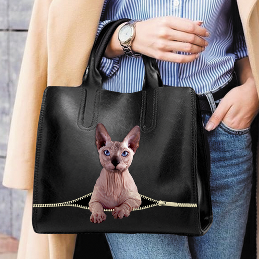 Sphynx Cat Luxury Handbag V1