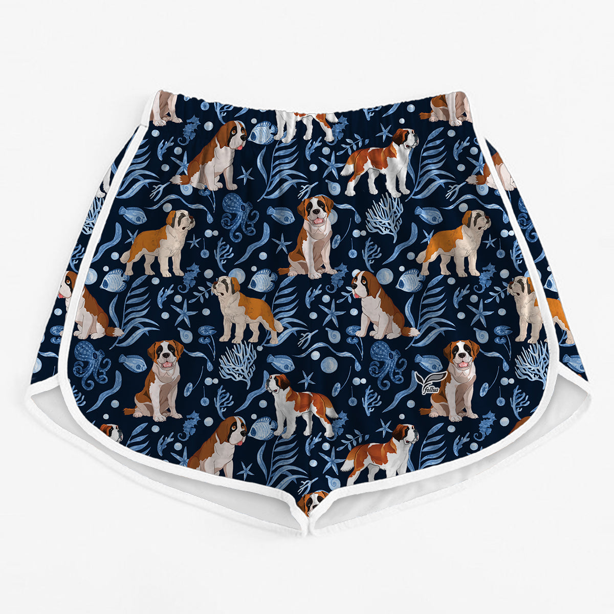 St. Bernard - Colorful Women's Running Shorts V4
