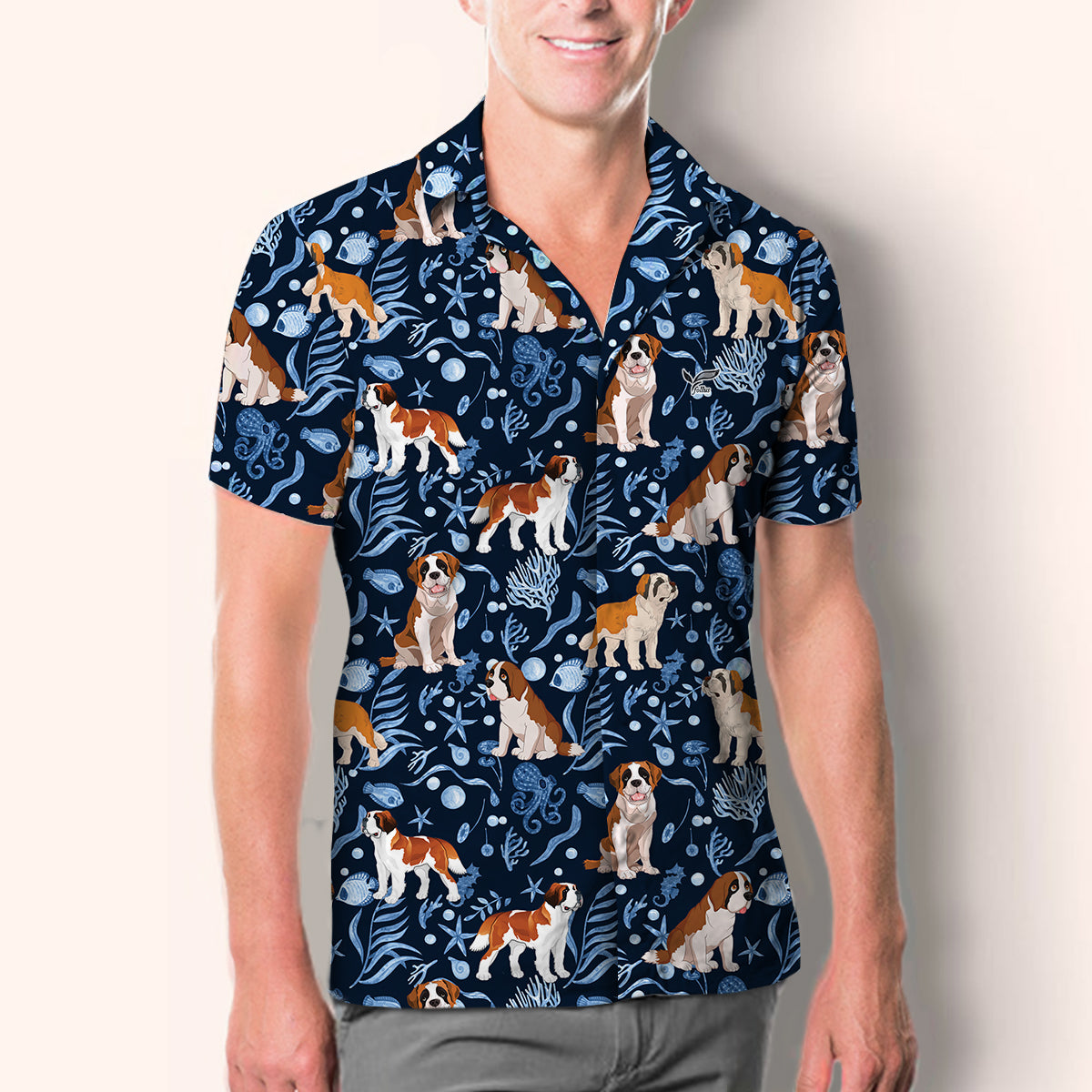 St. Bernard - Hawaiian Shirt V4