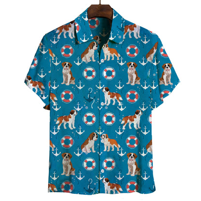 St Bernard - Hawaiian Shirt V3