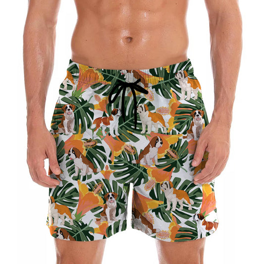 St Bernard - Hawaiian Shorts V1
