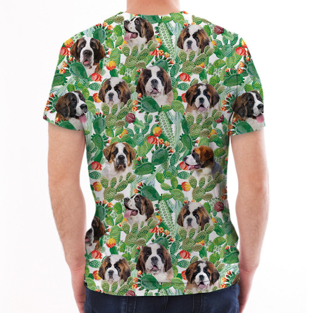 St Bernard - Hawaiian T-Shirt V2
