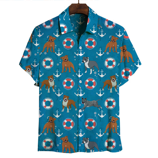 Staffordshire Bull Terrier - Hawaiian Shirt V1