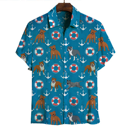 Staffordshire Bull Terrier - Hawaiian Shirt V1