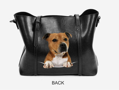 Staffordshire Bull Terrier Unique Handbag V4