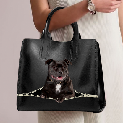 Staffordshire Bull Terrier Luxury Handbag V1