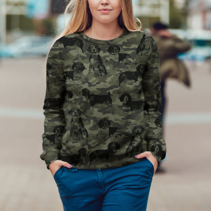Street Style avec sweat-shirt camouflage Beagle V1