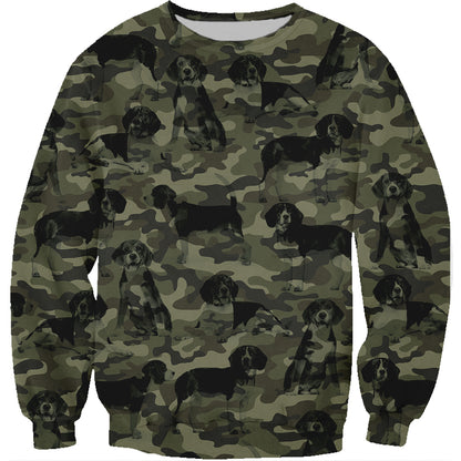 Street Style avec sweat-shirt camouflage Beagle V1