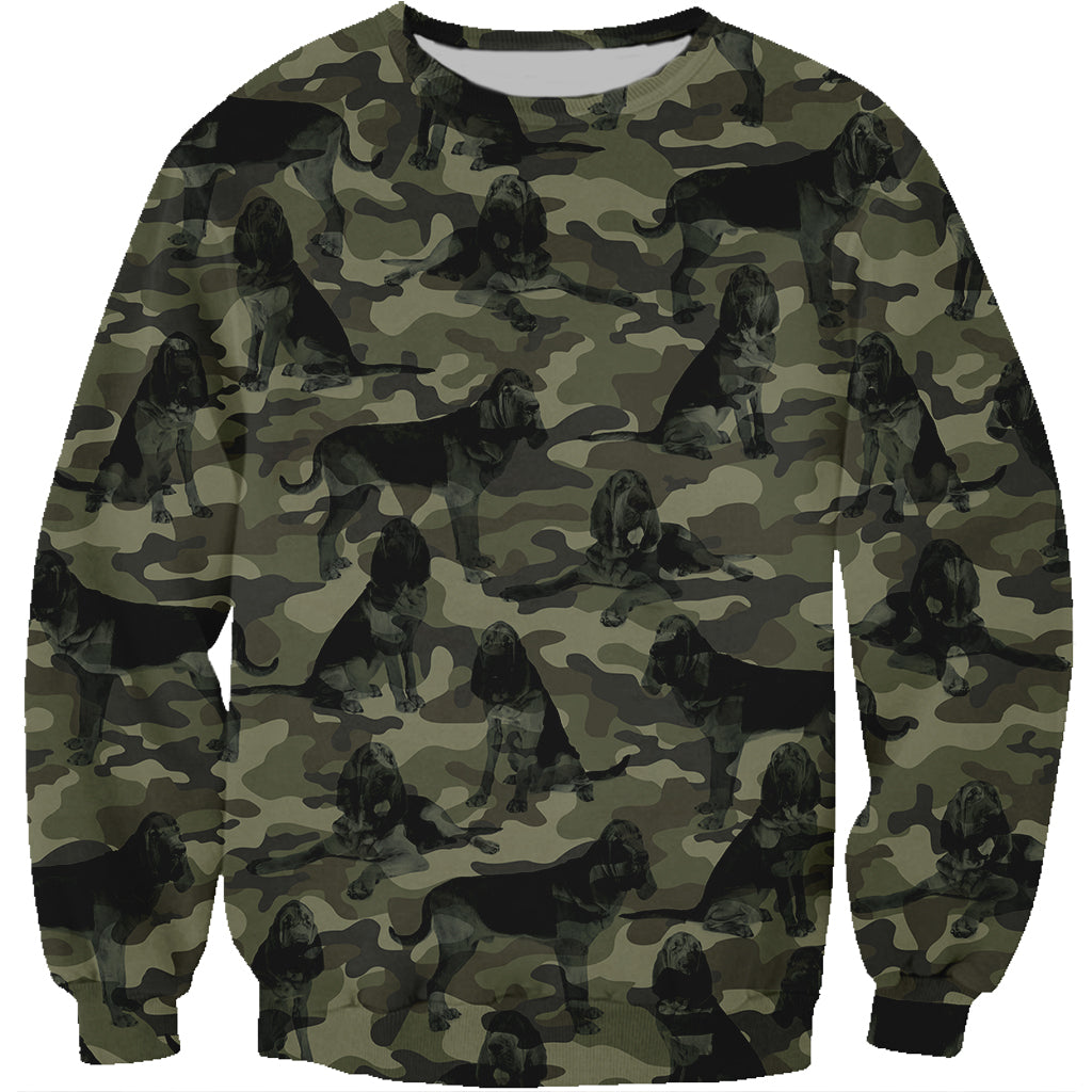 Street Style avec sweat-shirt camouflage Bloodhound V1