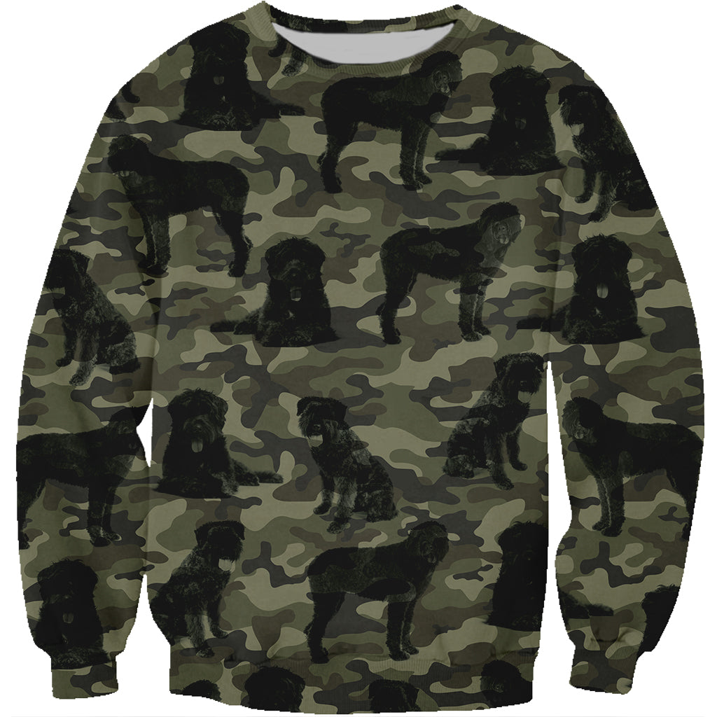Street Style avec le sweat camouflage Bouvier des Flandres V1