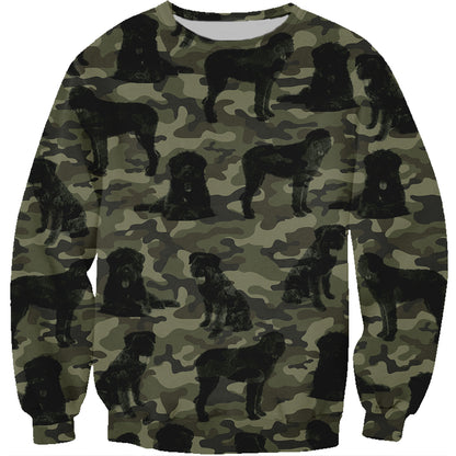 Street Style avec le sweat camouflage Bouvier des Flandres V1