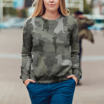 Street Style mit Chihuahua Camo Sweatshirt V4