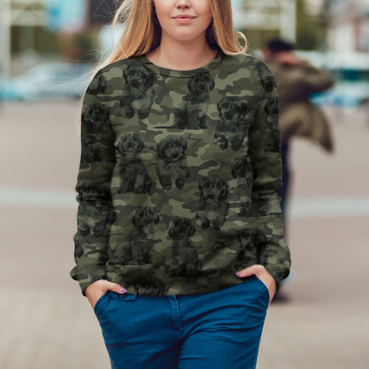 Street Style avec sweat-shirt camouflage Cockapoo V1