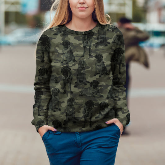 Street Style avec sweat-shirt camouflage Mastiff anglais V1