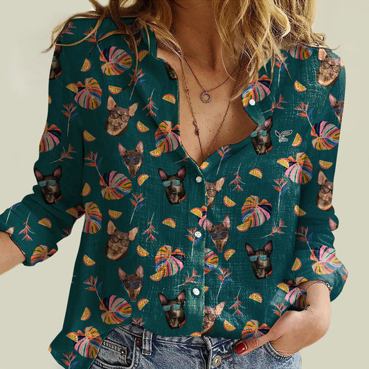 Sommerzeit - Australisches Kelpie-Damenshirt