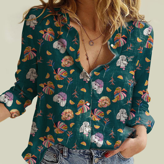 Summer Time - Poodle Women Shirt