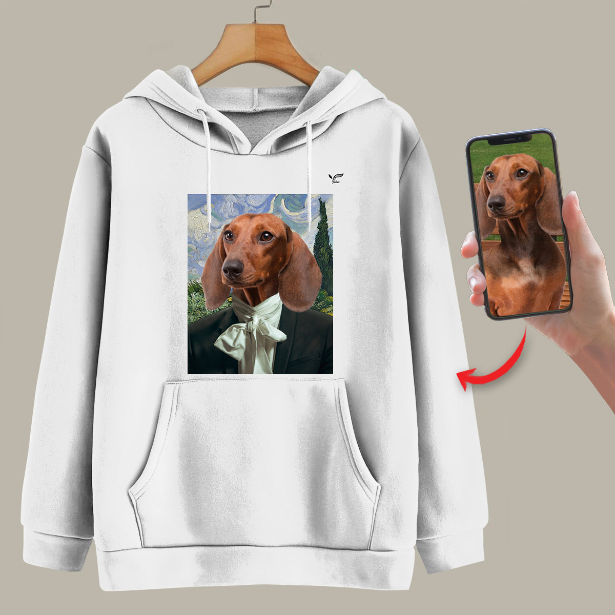 The Ambassador - Personalized Hoodie With Your Pet's Photo