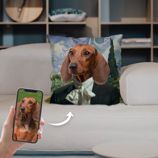 Der Botschafter – personalisierter Kissenbezug mit dem Foto Ihres Haustieres