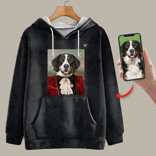 The Aristocrat - Personalized Hoodie With Your Pet's Photo
