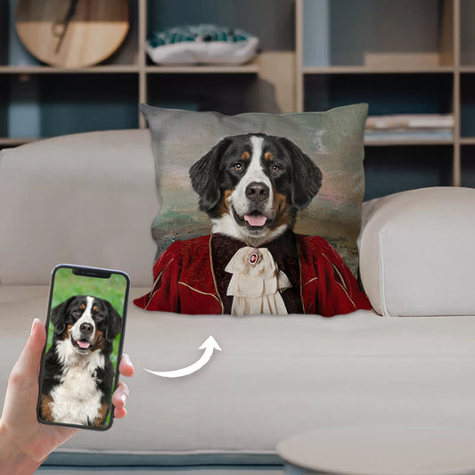 The Aristocrat - Personalized Pillow Case With Your Pet's Photo