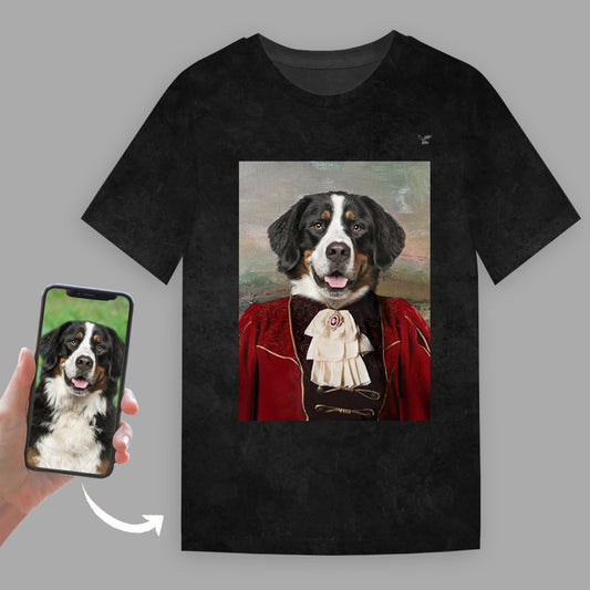 L'Aristocrate - T-shirt personnalisé avec la photo de votre animal