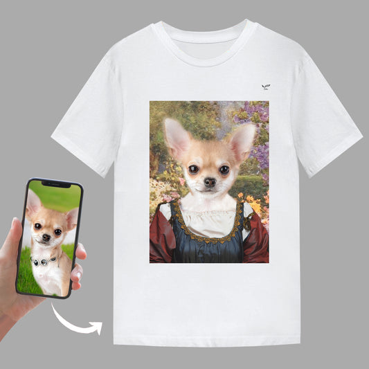 The Beautiful Girl - Personalized T-Shirt With Your Pet's Photo