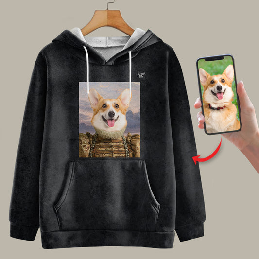 The Beautiful Queen - Personalized Hoodie With Your Pet's Photo