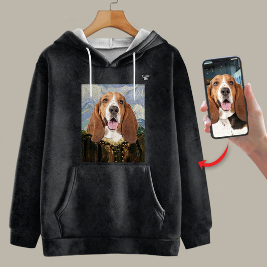 The Emerald Princess - Personalized Hoodie With Your Pet's Photo