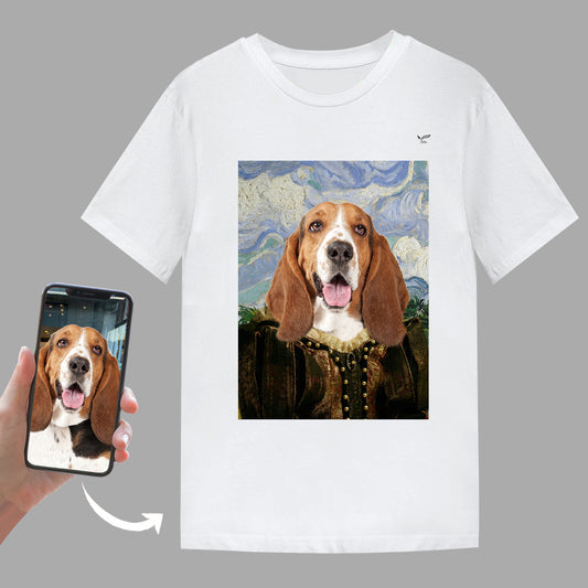 The Emerald Princess - Personalized T-Shirt With Your Pet's Photo