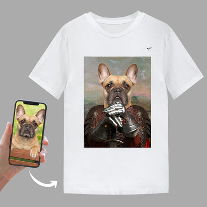 The Medieval General - Personalized T-Shirt With Your Pet's Photo