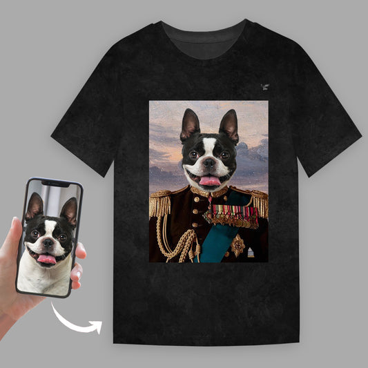 Le vétéran - T-shirt personnalisé avec la photo de votre animal