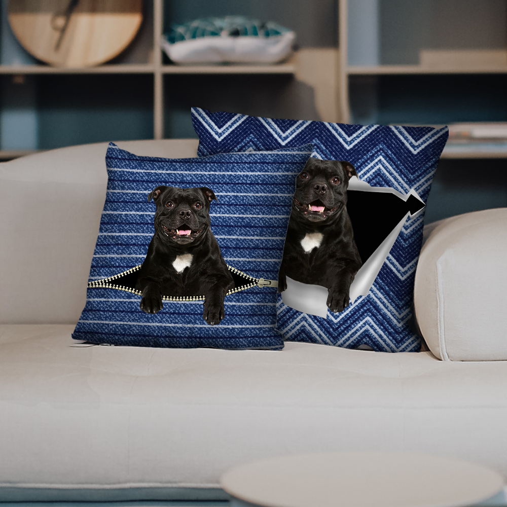 They Steal Your Couch - American Staffordshire Terrier Pillow Cases V2 (Set of 2)