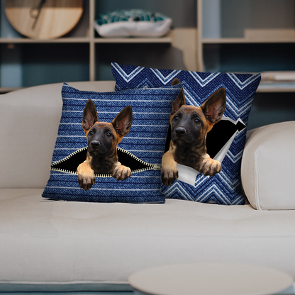 They Steal Your Couch - Belgian Malinois Pillow Cases V1 (Set of 2)