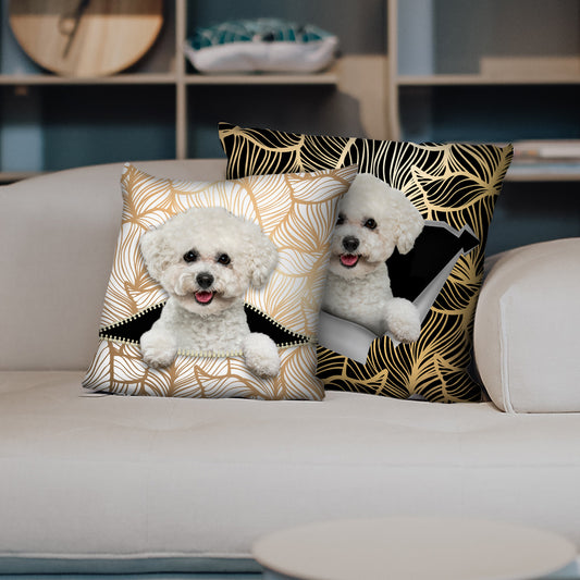They Steal Your Couch - Bichon Frise Pillow Cases V2 (Set of 2)