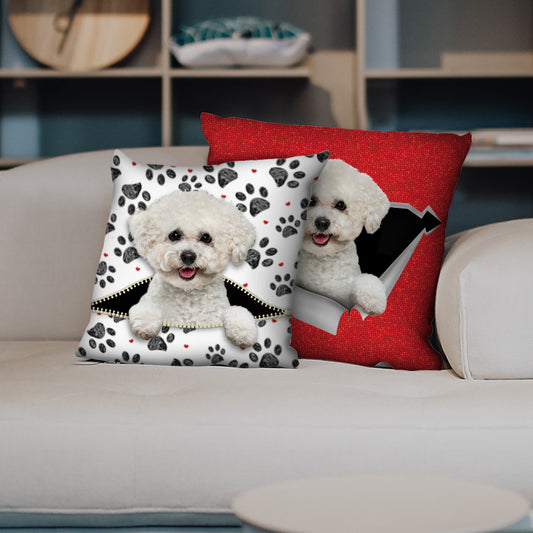 They Steal Your Couch - Bichon Frise Pillow Cases V3 (Set of 2)