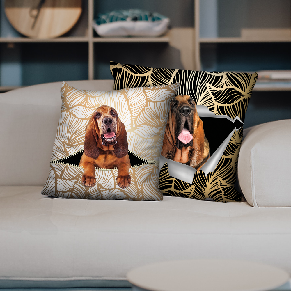 Sie stehlen Ihre Couch – Bloodhound-Kissenbezüge V1 (2er-Set)