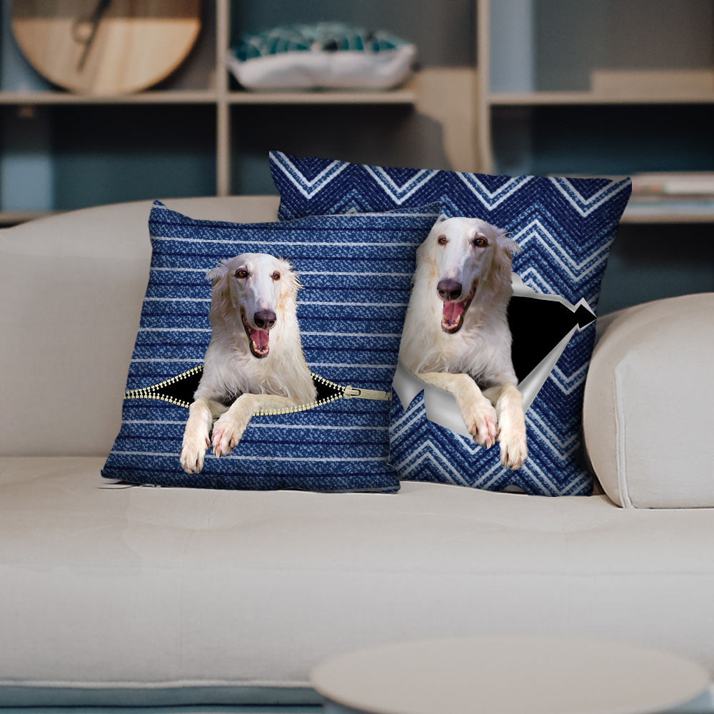 They Steal Your Couch - Borzoi Pillow Cases V1 (Set of 2)
